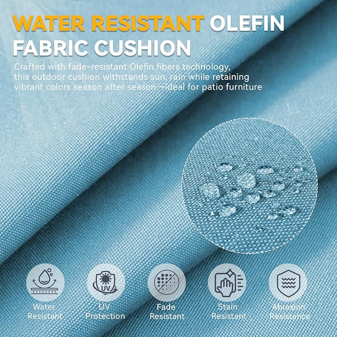 Outdoor Cushion Set for Furniture Patio Furniture, UV Resistant, Water Resistant - Image 6