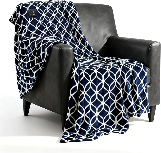 Heated Throw Blanket Electric Blanket by WATOFT