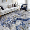 5x7 Area Rugs for Living Room, Modern Abstract Rug for Bedroom, Contemporary by PADOOR