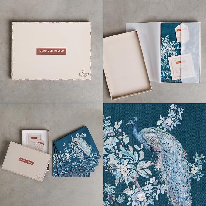 Maison d' Hermine Napkin 100% Combed Cotton Premium 20"x20" Decorative Washable - Image 2
