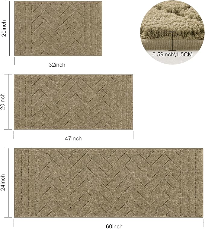Tindbea Dog Mat for Muddy Paws, Absorbs Moisture Dirt Non-Slip Washable Mud Mat - Image 7