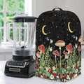 Mushroom Leaf Print Drawstring Blender Dust Cover by NETILGEN