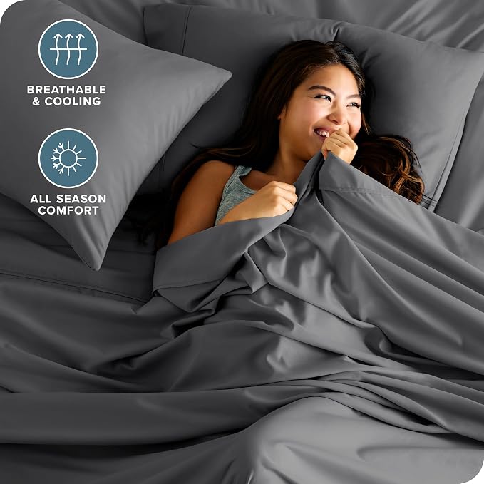 Bare Home California King Sheet Set - Image 3