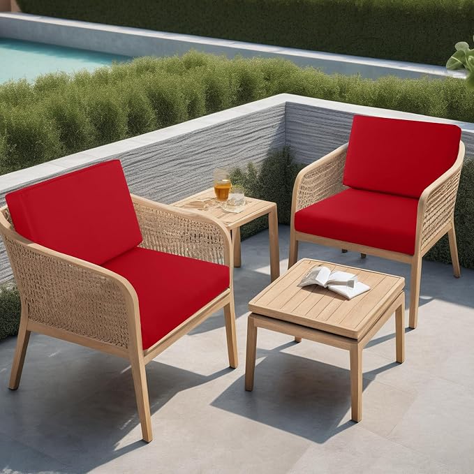 idee-home Outdoor Cushions for Patio Furniture, Outdoor Seat Cushion, - Image 3