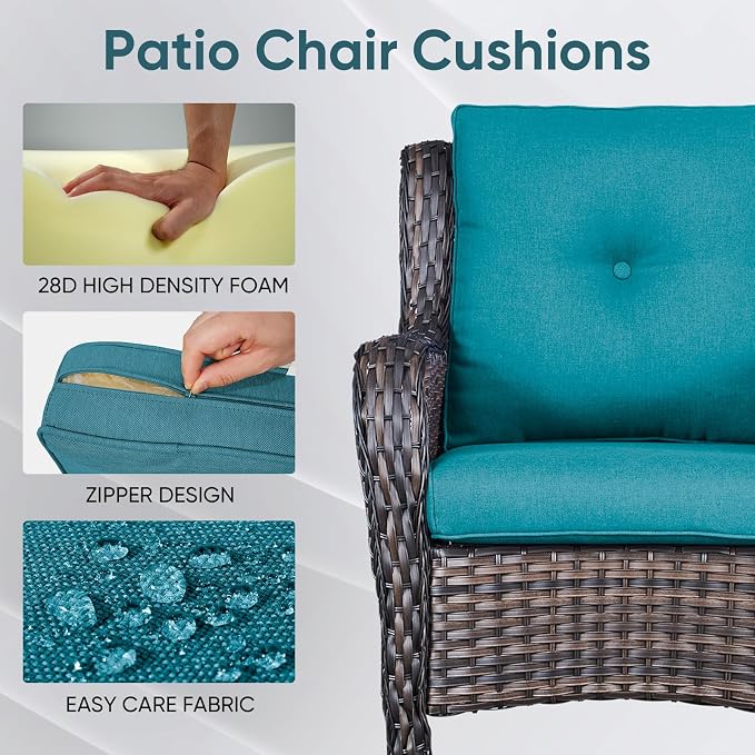 Patio Chair Cushions 4 Packs - Image 2