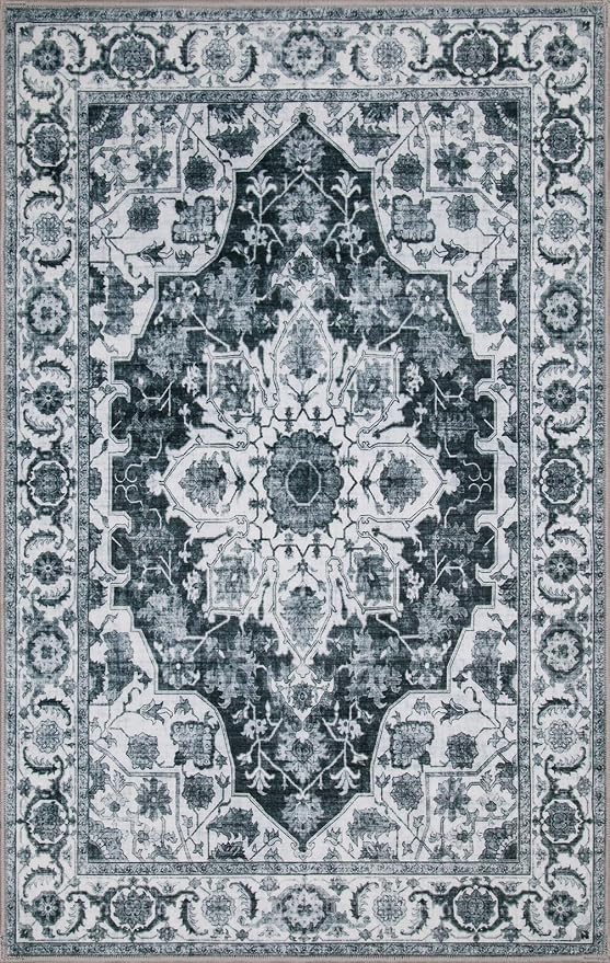 WILLSUN Washable Area Rugs, 2x3 Non-Slip Boho Small Area Rugs - Image 7