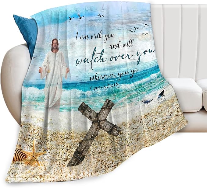 Christian Jesus Blanket Christian Gifts by citari