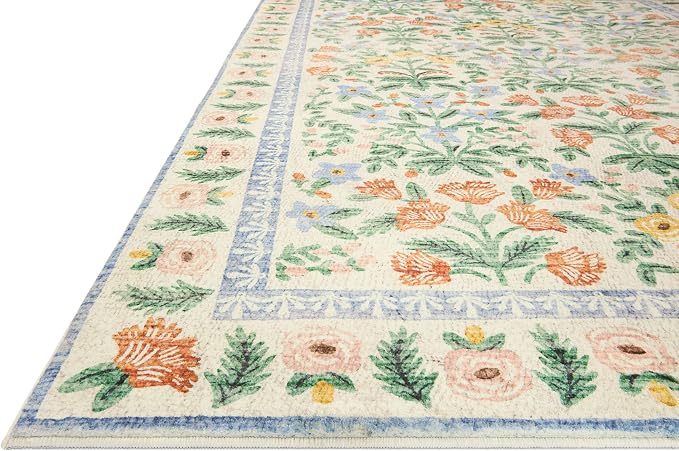 Loloi Rifle Paper Co. Eden Collection EDE-02 Mughal Garden Cream 3'-6" x 5'-6" - Image 3
