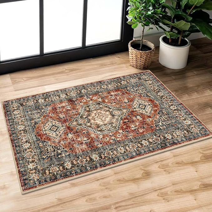 Lahome Oriental Washable Small Area Rug, 2x3 Rugs by Lahome