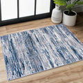 2x3 Modern Abstract Rug for Entryway, Washable Non-Slip Kitchen Rugs, Low-Pile by SiiloomRug