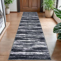 Modern Abstract Hallway Runner Rug by lansny