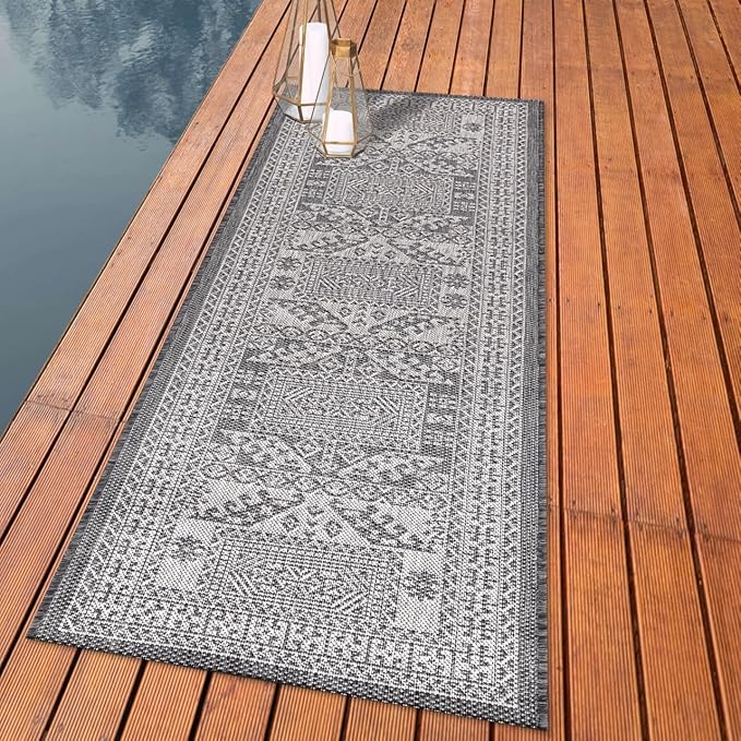 Keen Home Design Terrace Outdoor Runner Rug by KeenHomeDesign