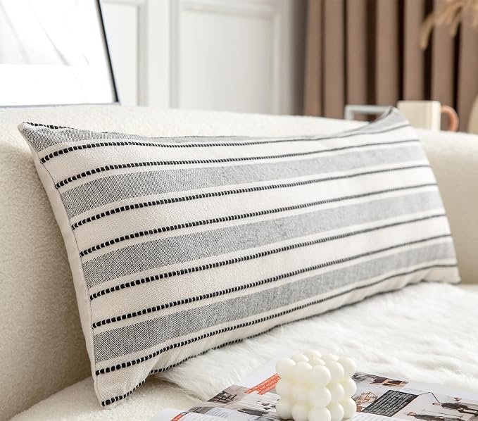 Decorative Boho Lumbar Pillow Covers, Modern Farmhouse Couch Pillowcase - Image 2