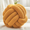 Petrella Knot Pillow Ball Round Throw Pillows Home Decor Cushion Decorative by Petrellatoy