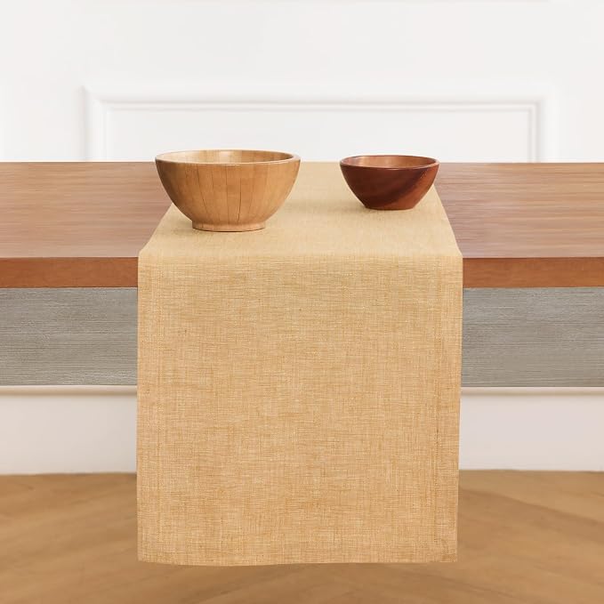 Solino Home Linen Small Table Runner 60 Inches - Image 2