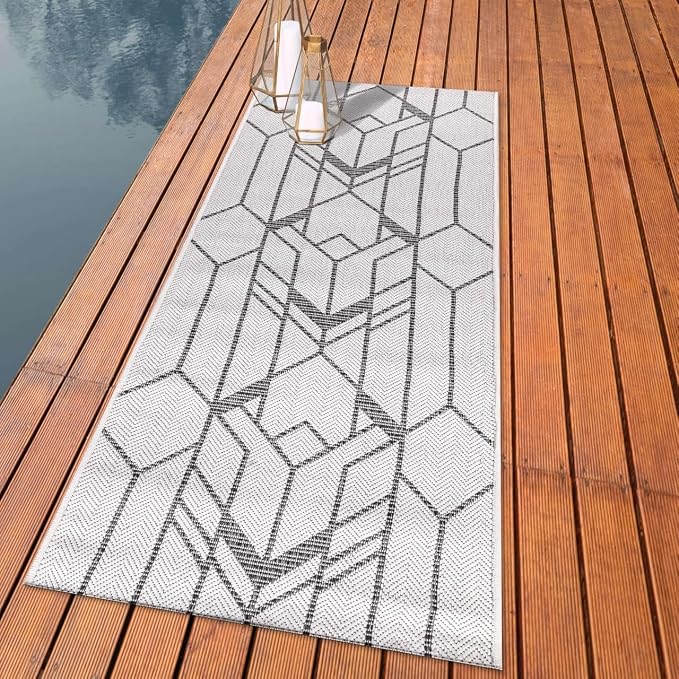 Keen Home Design Terrace Outdoor Runner Rug by KeenHomeDesign
