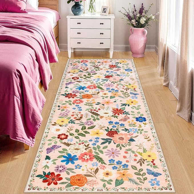 Runner Rug for Entryway: 2x6 Kitchen Rugs Non Slip Washable Ultra-Thin Soft - Image 2