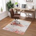 40"x50" Modern Abstract Office Chair Rug, Under Desk Rugs by FeelLifeEnjoyLifelmmerseYourselfInLife