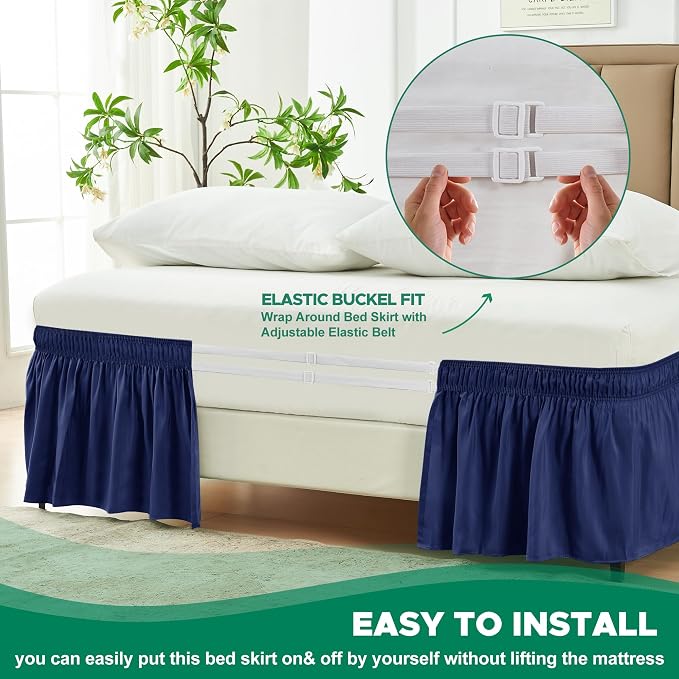 Biscaynebay Wrap Around Bed Skirts - Image 4