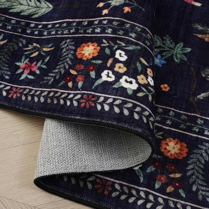 Rugcomf Runner Rug for Kitchen Rug Non Slip 2'6''x8' Washable Rugs - Image 2