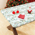 Smiry Rectangle Picnic Tablecloth, Waterproof Elastic Fitted Table Covers by Smiry