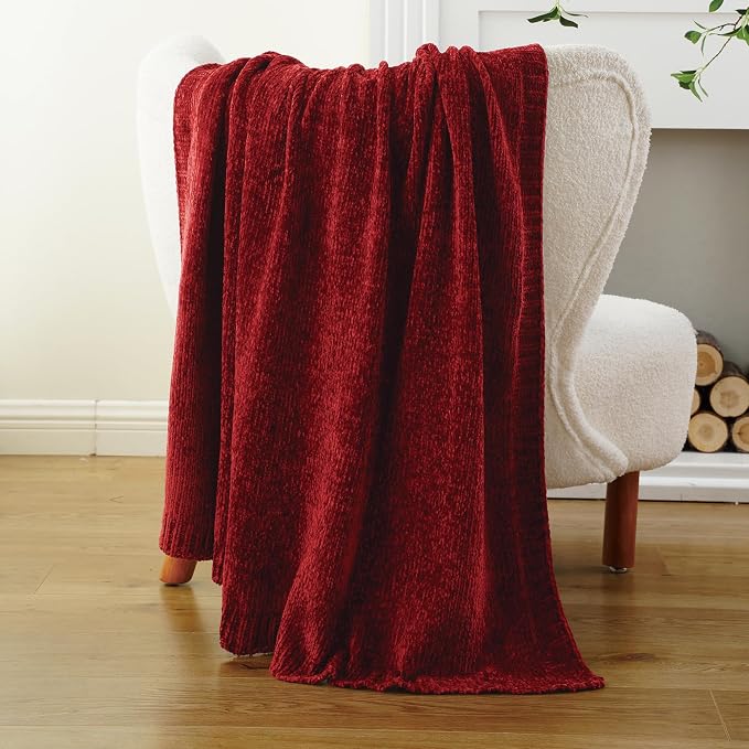 BATTILO HOME Christmas Red Throw Blanket - Image 8