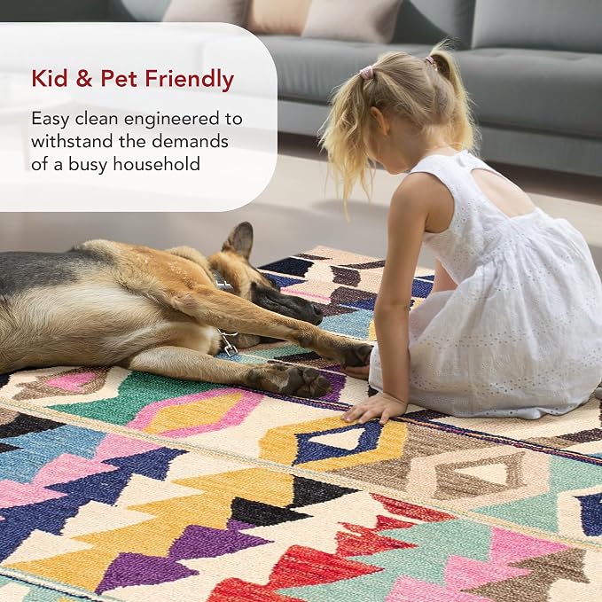 Nuloom Ofelia Handmade, Soft and Cozy, High Traffic, Stain Resistant, Easy Clean - Image 6