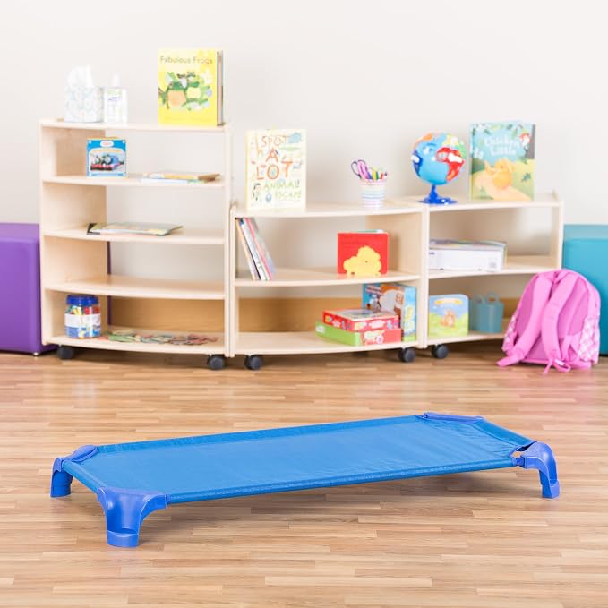 Sprogs Deluxe Heavy Duty Toddler 40"L Stackable Daycare Cot - Image 6