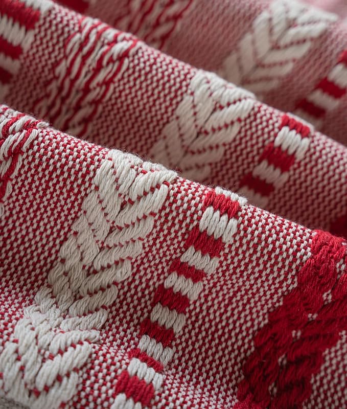 Christmas Pillow Covers 22x22 Inch Set of 2, Farmhouse Boho Christmas - Image 3