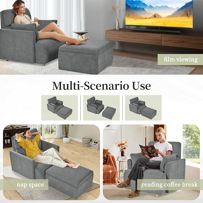Modern Oversized Accent Chair - Image 7