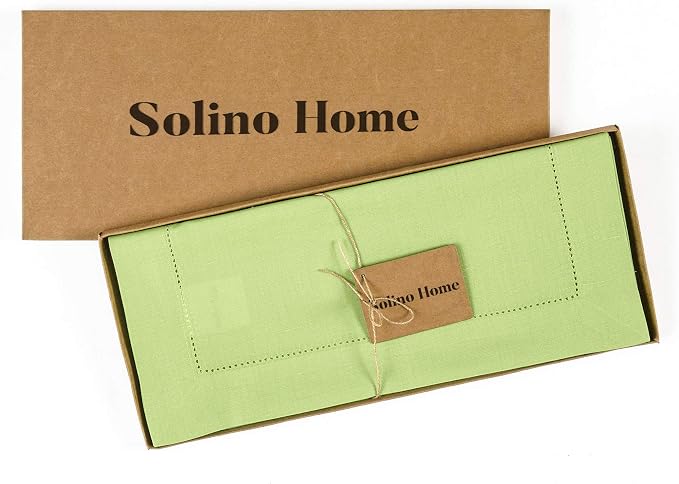 Solino Home Cotton Linen Table Runner 120 Inches Long - Image 5