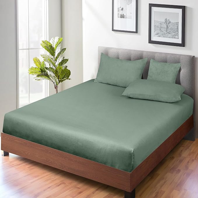 ROYALE LINENS 300 Thread Count 100% Long Staple Combed Cotton Fitted Sheet Twin - Image 7