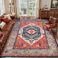 SERISSA 5x8 Area Rugs for Living Room, Large Washable Non-Slip Boho Rug by SERISSAHomeDecorCollection