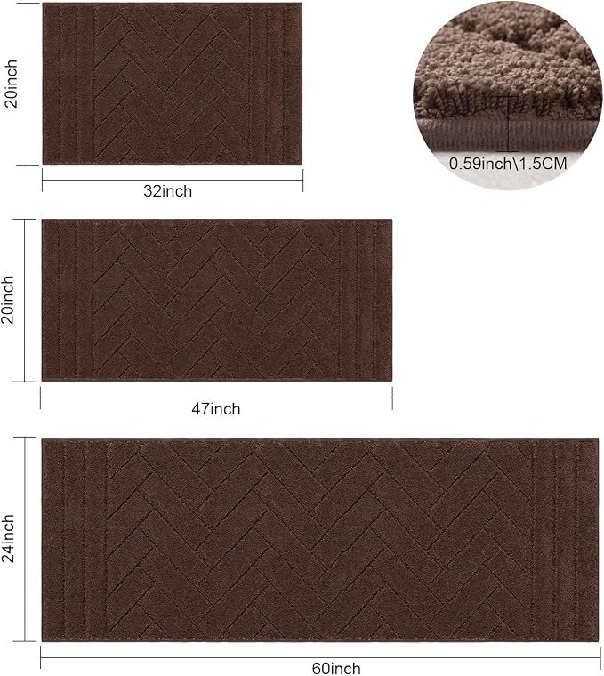 Tindbea Dog Mat for Muddy Paws, Absorbs Moisture Dirt Non-Slip Washable Mud Mat - Image 5