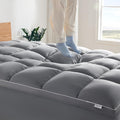SLEEP ZONE Mattress Topper Queen Size, Extra Thick Fitted Mattress Pad by SLEEPZONELIFE
