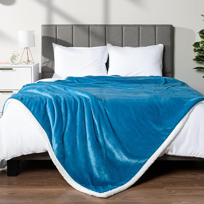 PAVILIA Sherpa Fleece Throw Blanket - Image 2