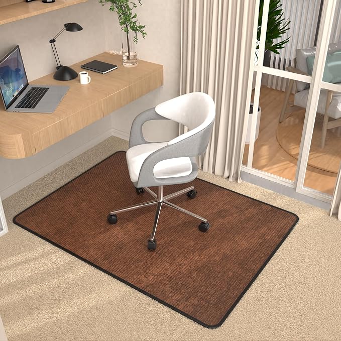 Placoot Corduroy Heavy Duty Office Chair Mat - Image 6