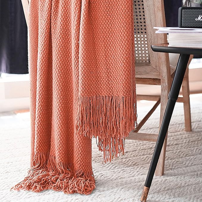 LOMAO Knitted Throw Blanket - Image 4