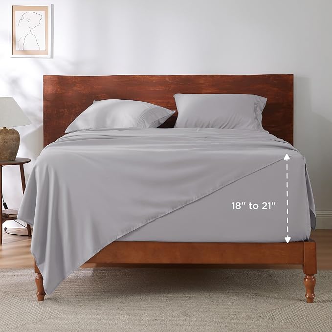 Bedsure Deep Pocket Queen Sheets Set - Image 8