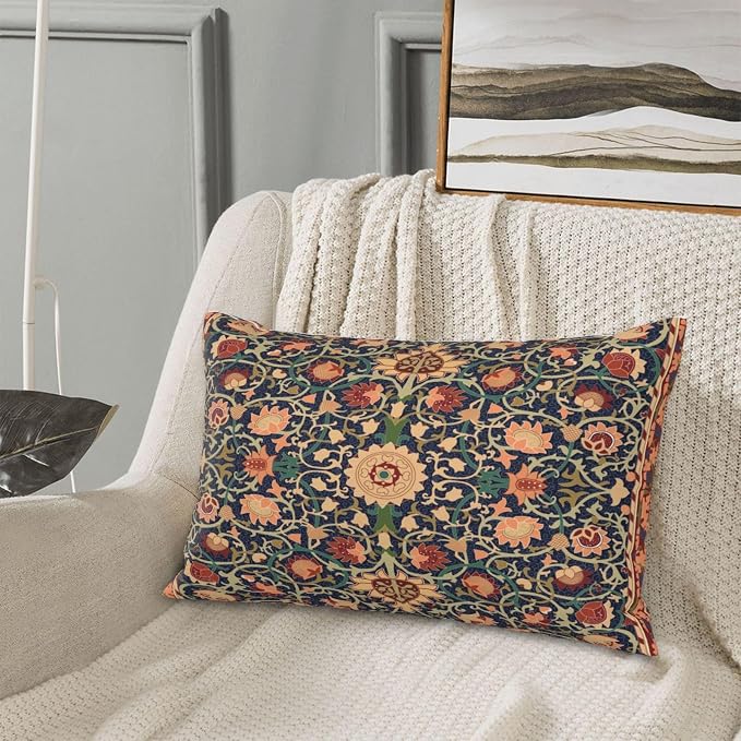 William Morris Vintage Floral 20x12 inches Throw Pillow Covers Cushion Covers - Image 3