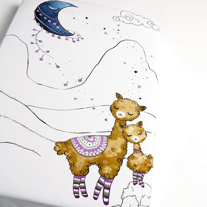 JumpOff Jo - Fitted Mini Crib Sheet - Image 3