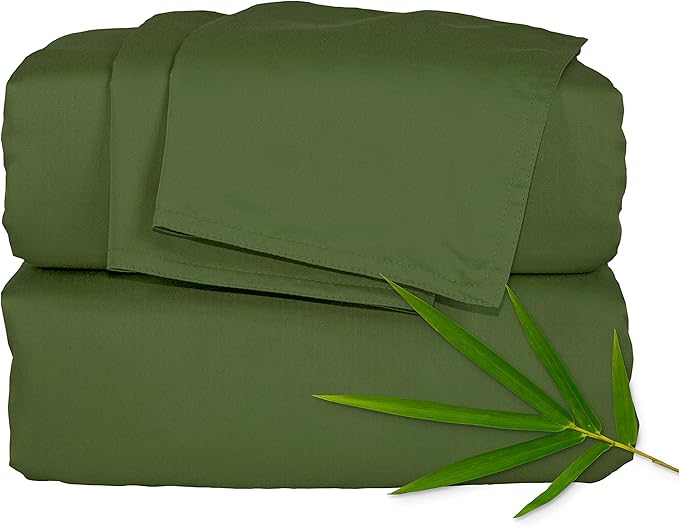 Pure Bamboo Twin Sheets, Genuine 100% Organic Viscose Derived from Bamboo Bed by PureBamboo