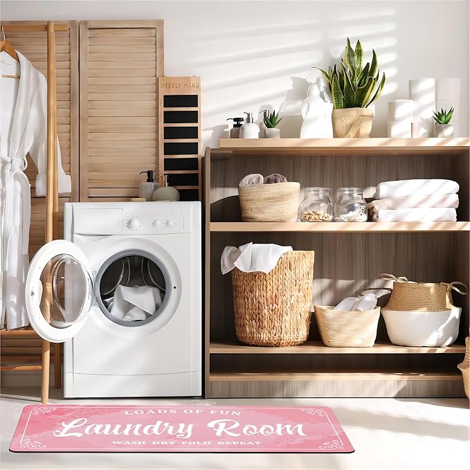 Laundry Room Rug Non Slip Floor mats Farmhouse Large Laundry Rugs - Image 7