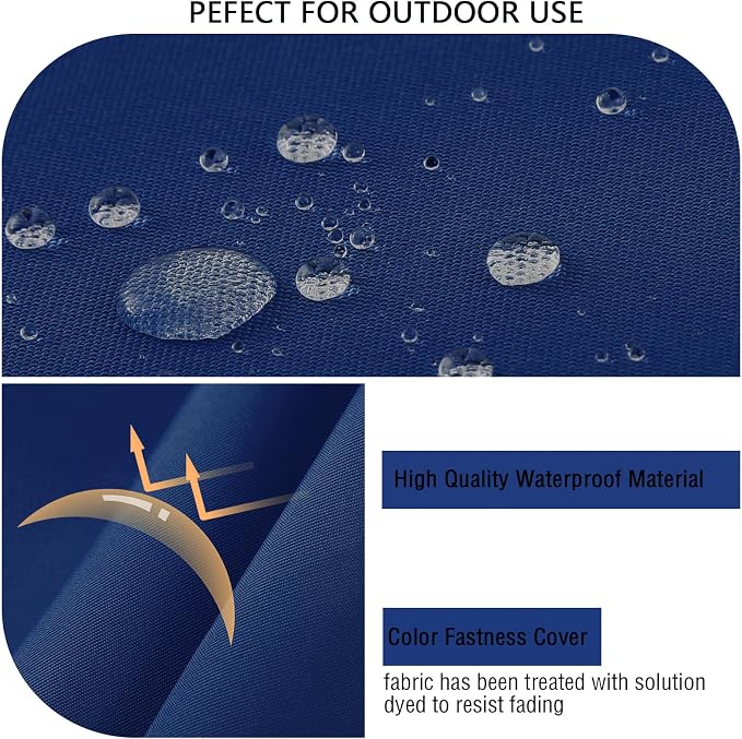 idee-home Outdoor Cushions for Patio Furniture, Outdoor Seat Cushion, - Image 6