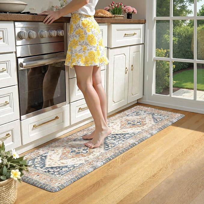 KIMDOE Anti Fatigue Kitchen Mat Kitchen Rugs Non-Skid Waterproof Kitchen Runner - Image 8