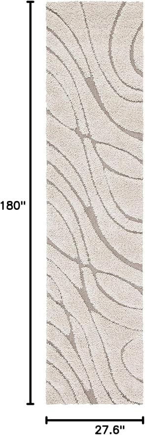 SAFAVIEH Florida Shag Collection Runner Rug - Image 2