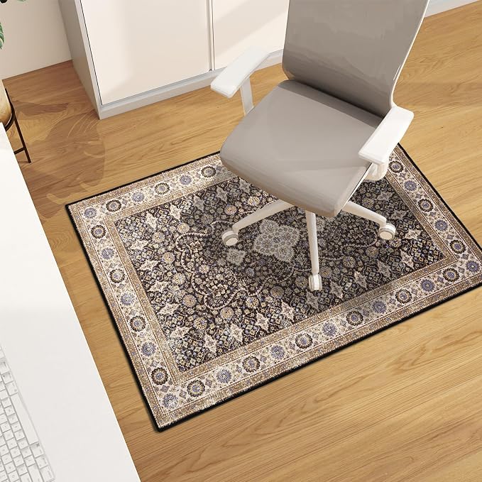 Office Chair Mat for Hardwood Floor, Machine Wash by CHAKME