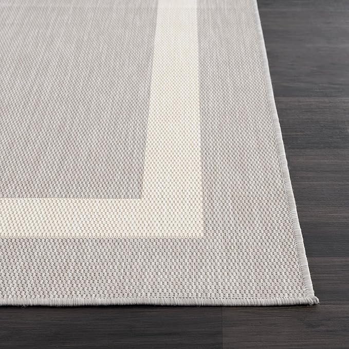 CAMILSON Outdoor Rug 8x10, Modern Outside Rugs - Image 8