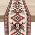 Native Aztec Table Runner, Tribal Style Southwestern Geometric Western Ethnic by Unknown