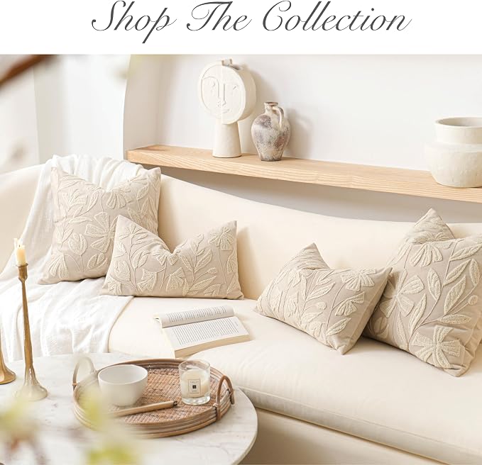 BlissBlush Light Beige Soft Velvet Decorative Accent Lumbar Throw Pillow Cover - Image 8